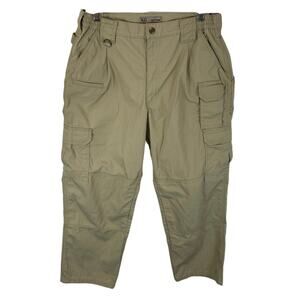 5.11 Tactical Taclite Pro Cargo Pants Tan Ripstop Utility Size 34x30